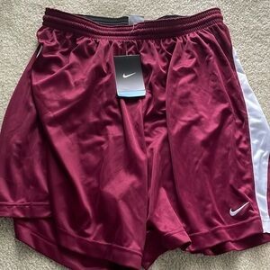 Burgundy Nike men’s shorts